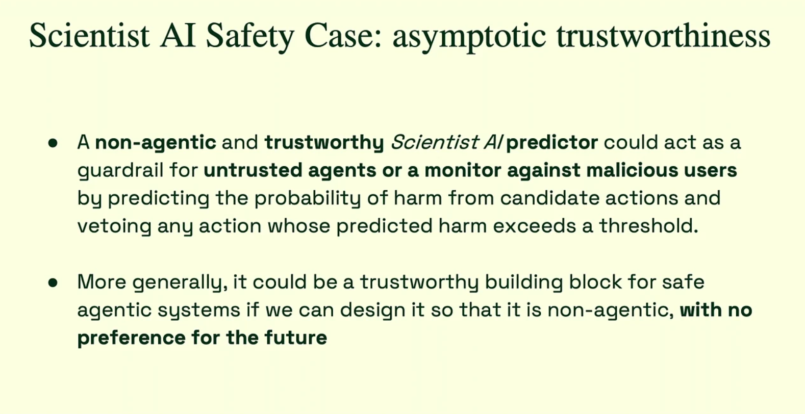 Scientist AI Framework Diagram